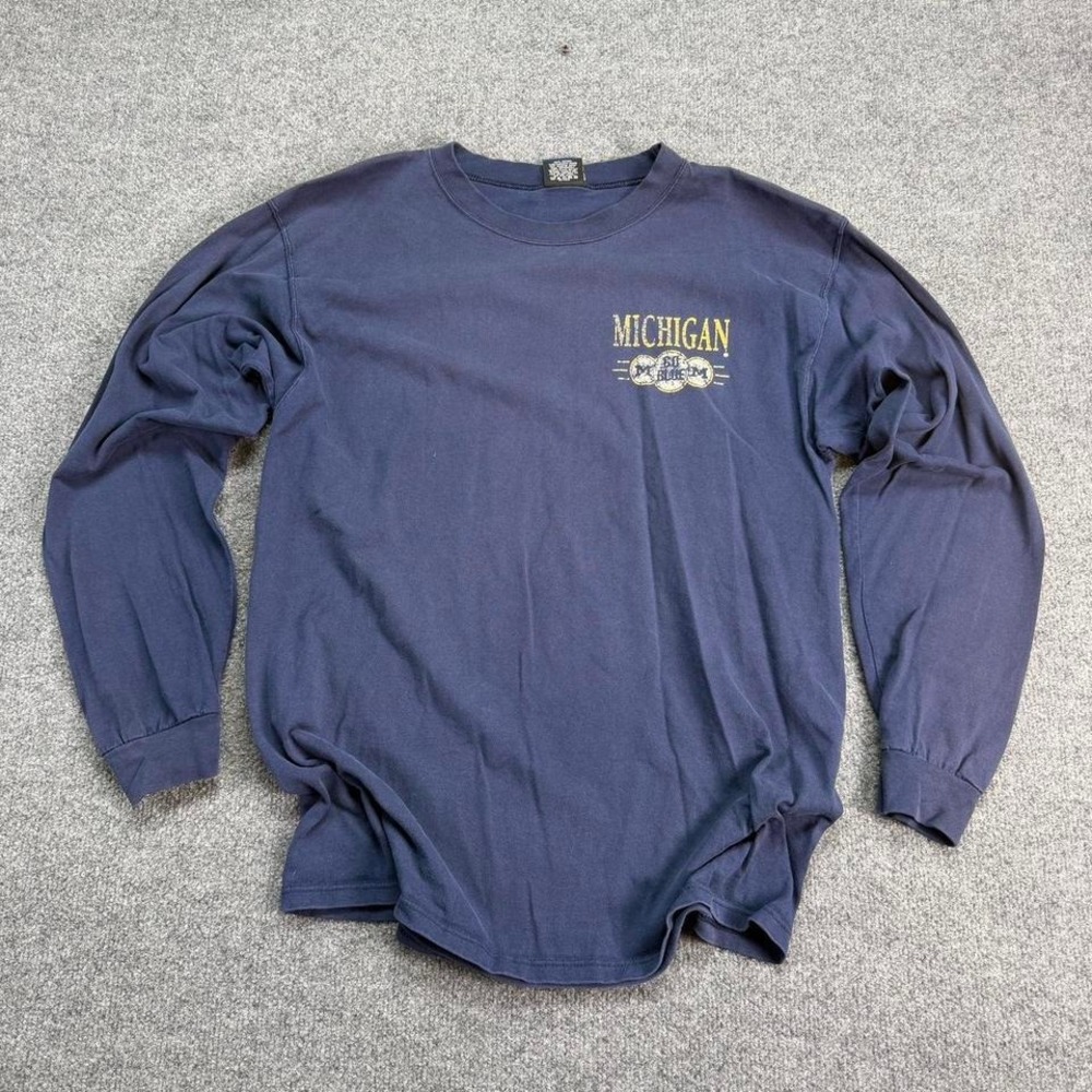 90s galt sand Michigan wolverines longsleeve t shirt‎ size medium